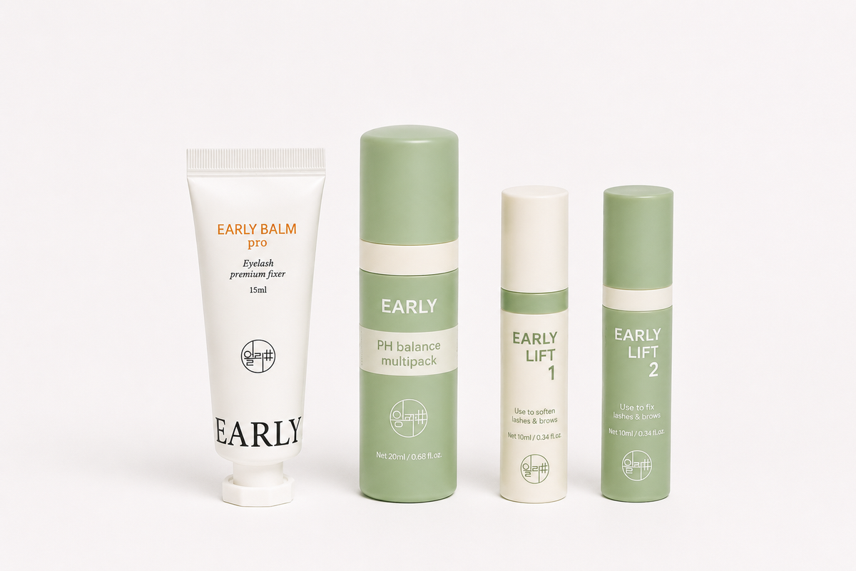 Early Korean lash lift kit